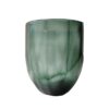 VASO VIDRO VERDE FLORESTA GDE