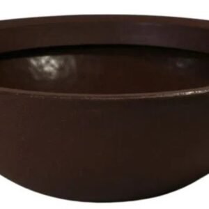 VASO BACIA MARROM P