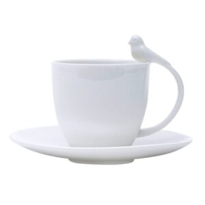 Alternative view of CJ 6 XÍCARAS CAFÉ PORCELANA C/ PIRES BIRDS BRANCO 85ml