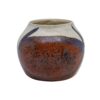 VASO CERAMICA P - DETALHE COM COR OCRE