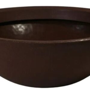 VASO BACIA MARROM M