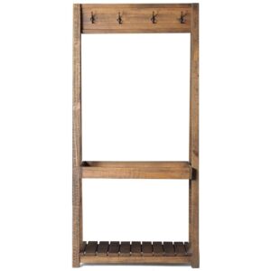 Alternative view of Cabideiro Hook - Rustic Brown