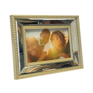 Alternative view of PORTA RETRATO RESINA ESPELHO DOURADA