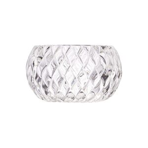 Alternative view of PORTA-VELAS EM VIDRO (4cm de altura x 4cm de diâmetro)