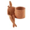 VASO HOMEM TERRACOTA EM POLIRESINA