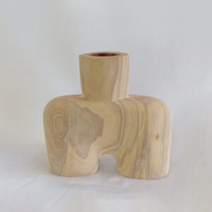 Alternative view of VASO MARMORE ROSADO 1 HASTE