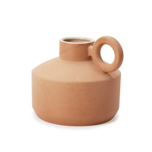 VASO EM CERÂMICA COR COBRE G