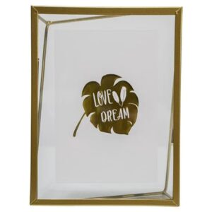 Alternative view of PORTA RETRATO METAL DOURADO