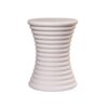 BANQUETA CARRETEL ZANINI BRANCO MARMORE