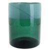 VASO VIDRO DEGRADÊ VERDE M