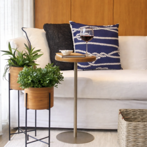 Alternative view of MESA LATERAL TAMPO MADEIRA  M - ( ALTURA  62 X 30 )