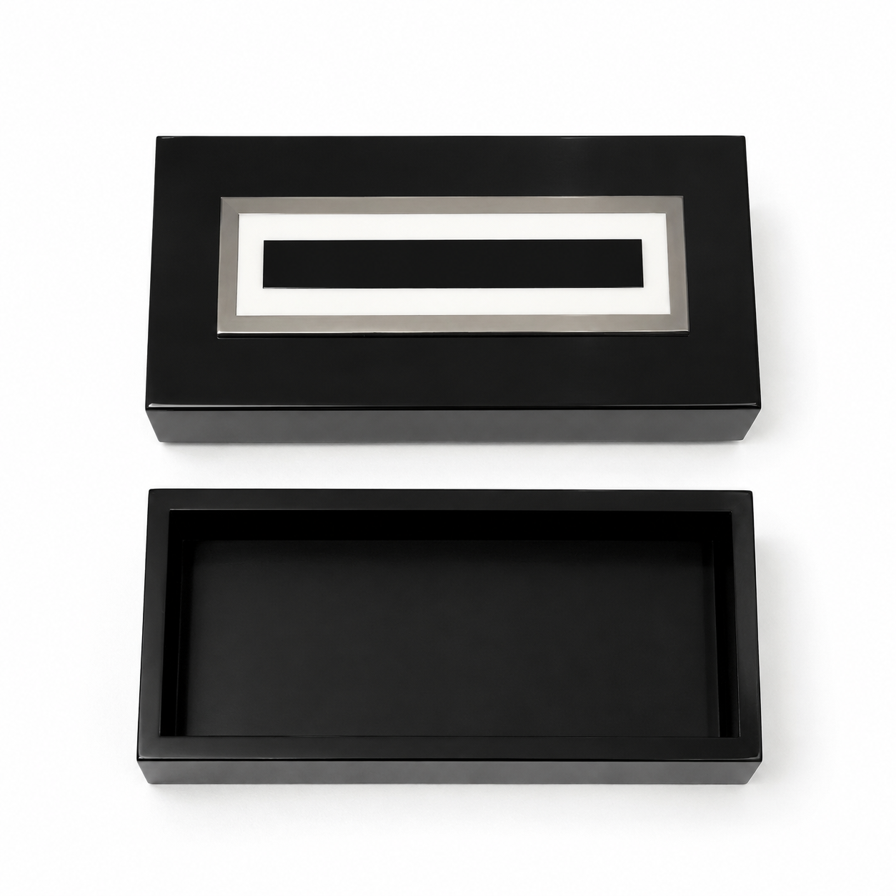 CAIXA PRETA RETANGULAR - Imagem 5