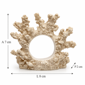 Alternative view of PORTA GUARDANAPO ANEL CORAL