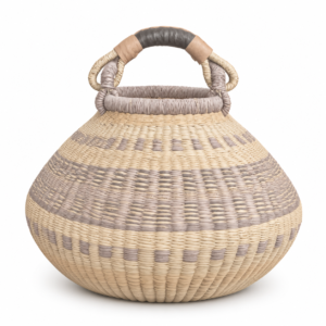 CESTA DECORATIVA  ÁFRICA COM ALÇA M