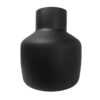VASO EM VIDRO PRETO
