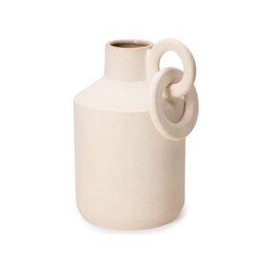 VASO EM CERAMICA BEGE