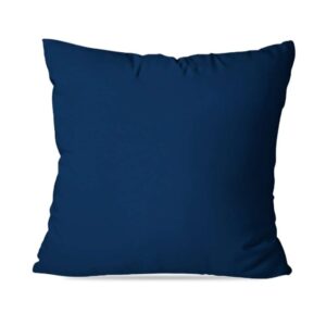 ALMOFADA RUSTICA AZUL LISA 52X52