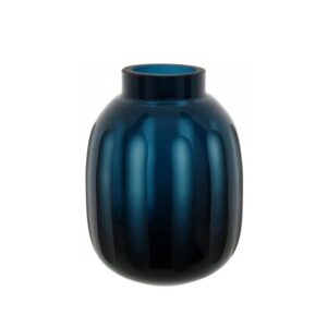 VASO VIDRO AZUL MESMERIZE P