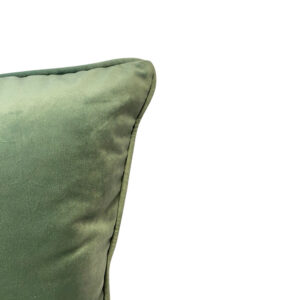 Alternative view of ALMOFADA  VELUDO MENTA   LISO 52X52 C/CORDAO