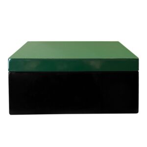Alternative view of CAIXA PRETA COM TAMPA VERDE G