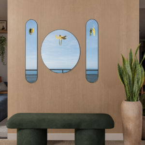 Alternative view of Espelho Decorativo Orgânico Libélula G Assinado por Sui Design