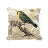 ALMOFADA SUEDE BEGE 1 PÁSSARO