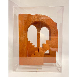 ESCULTURA ACRILICO ARCOS 24/18 TERRACOTA