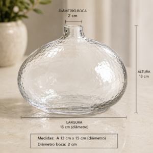 Alternative view of VASO EM VIDRO ORGÂNICO - P