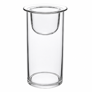 CASTIÇAL  ECO CRYSTAL TRANSPARENTE - M