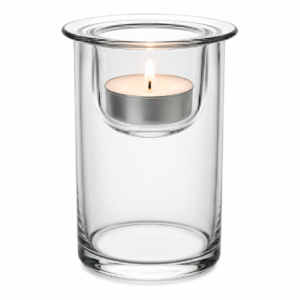 Castiçal Eco Crystal Transparente P