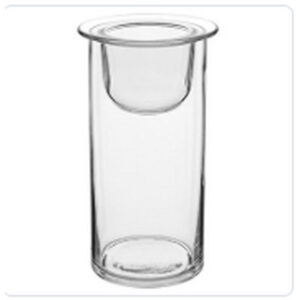 CASTIÇAL  ECO CRYSTAL TRANSPARENTE - M