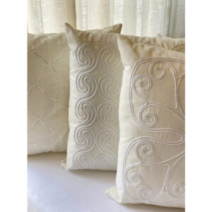 Alternative view of ALMOFADA LINHO OFF WHITE  COM BORDADO