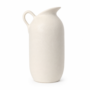 VASO EM CERAMICA BRANCO GG