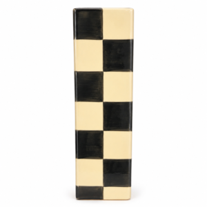 Vaso quadrado 35cm Lili - PRETO E BRANCO