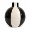 Vaso Bolinha Preto e Branco
