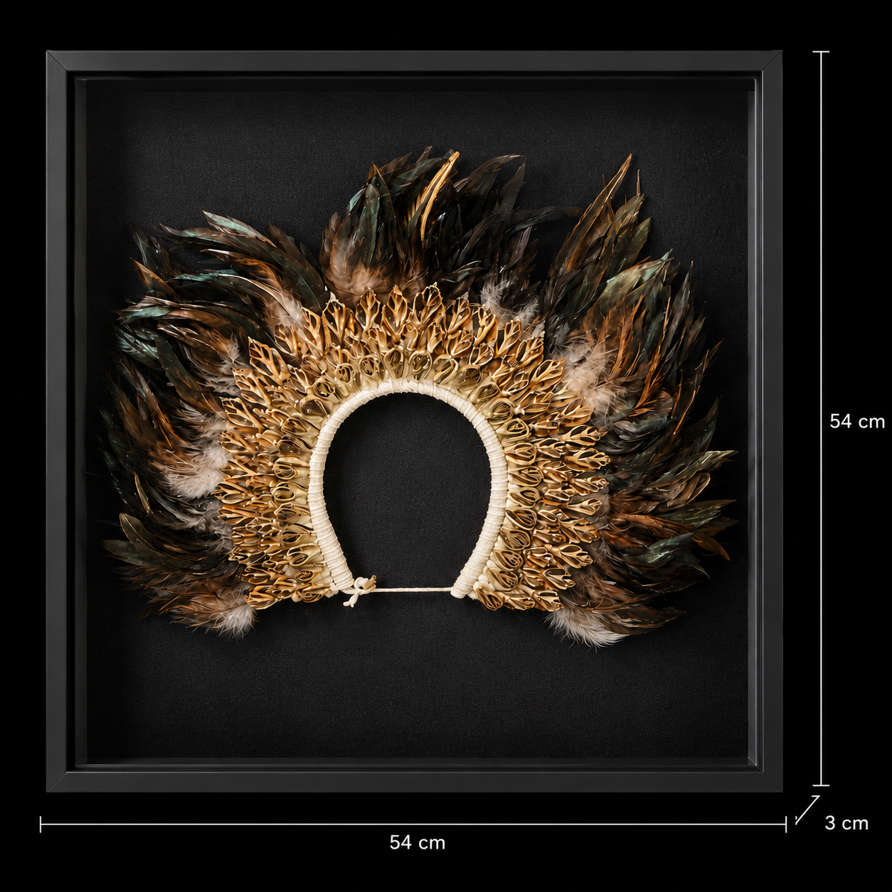 QUADRO COLAR PRETO SLICE PENA - Imagem 3