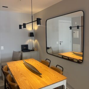 Alternative view of Centro de Mesa Vidro Canoa Prata 1 Metro – Peça Decorativa Sofisticada para Sala e Aparador