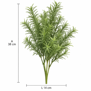 Alternative view of FOLHAGEM ALFINETE DECORATIVO ARTIFICIAL ARRANJO