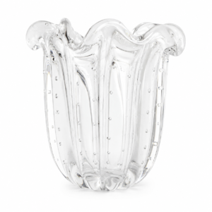 VASO FLOR RIGADO PP - PEROLA C/OURO
