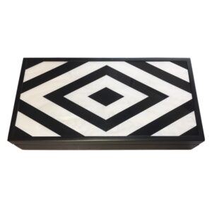 Alternative view of CAIXA RETANGULAR PRETA P - 280X60X140MM