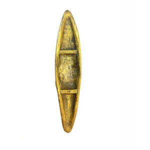 Escultura canoa ferro