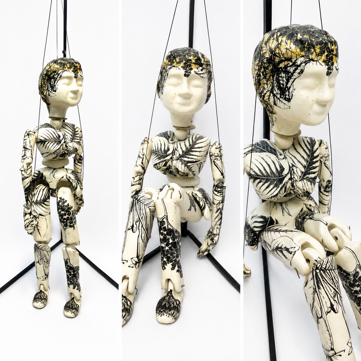 BONECO / MARIONETE KATHINI BOTANI( 47 x 15 // TRiPÉ 70 x 40 )
