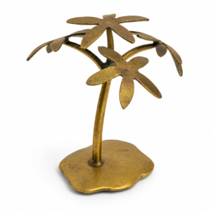 ESCULTURA PALMEIRA DOURADA
