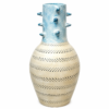 VASO  CERAMICA AZUL ABORIGENE