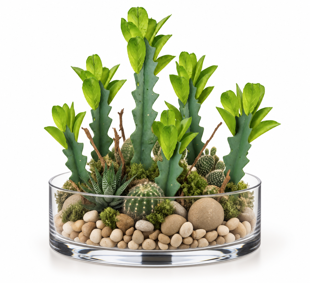 Cacto Artificial Seeds Decorativo Pequeno para Arranjos - Imagem 4