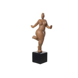 ESCULTURA  RESINA DE MULHER GORDINHA G