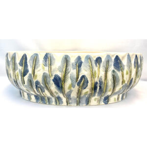 VASO FLOREIRA PENA  PLUMARIA ( L36 C55 A18 ) - ZANATTA