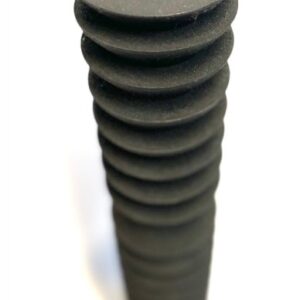 Alternative view of Vaso de madeira preto duo Africa M