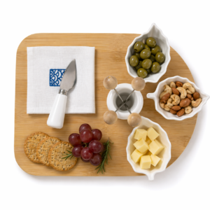 PETISQUEIRA MADEIRA COM BOWL  DE PORCELANA