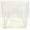 Vaso de vidro quadrado P